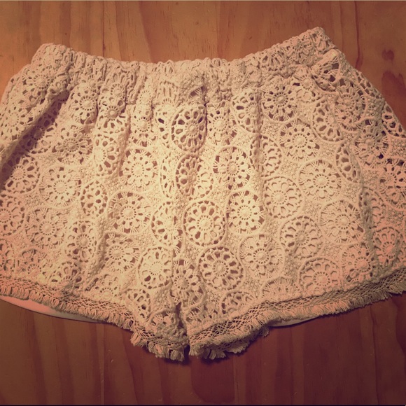 Blue Rain Pants - Francesca’s Closet cotton shorts size Medium